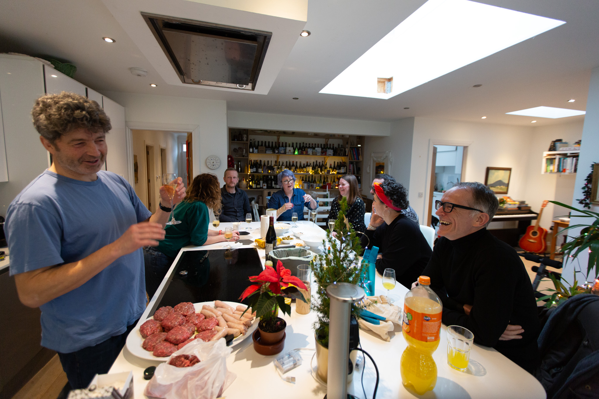 Christmas BBQ with the Davis Family